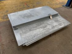 Mixed Qty of Galvanised Checker Plate Various Sizes