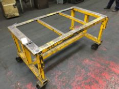 Mobile steel frame trolley