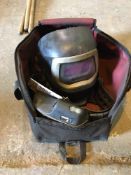 (1) 3M Speedglas 9100FX Adflo Airfed Welding Helmet with Carrying Bag