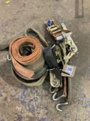 Quantity of Ratchet Straps and small lifting strap
