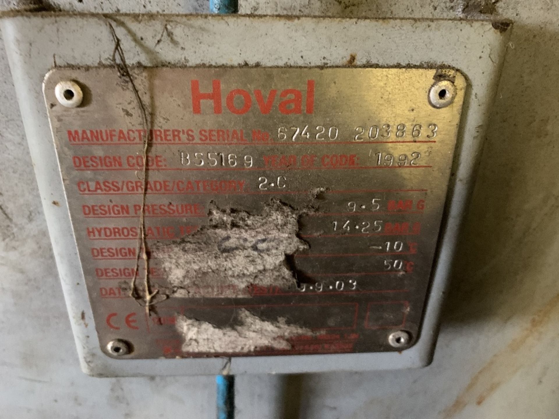 Hoval air receiver - Image 2 of 2