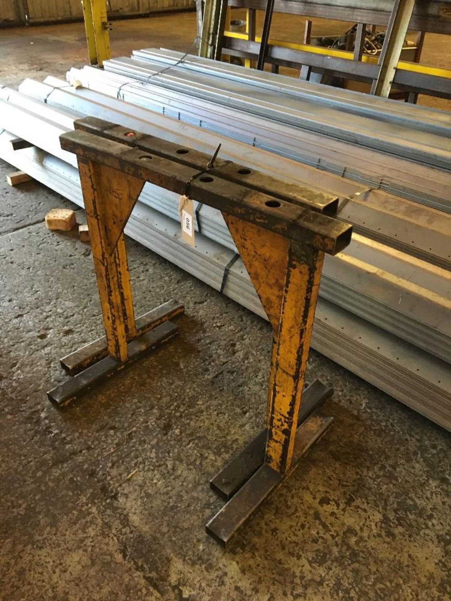 (2) Steel trestles - Image 2 of 2