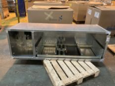 Fabricated Aluminium Power Pack Housing with Sliding Tray