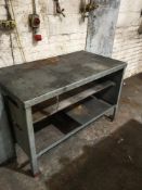 Steel Framed Work Table