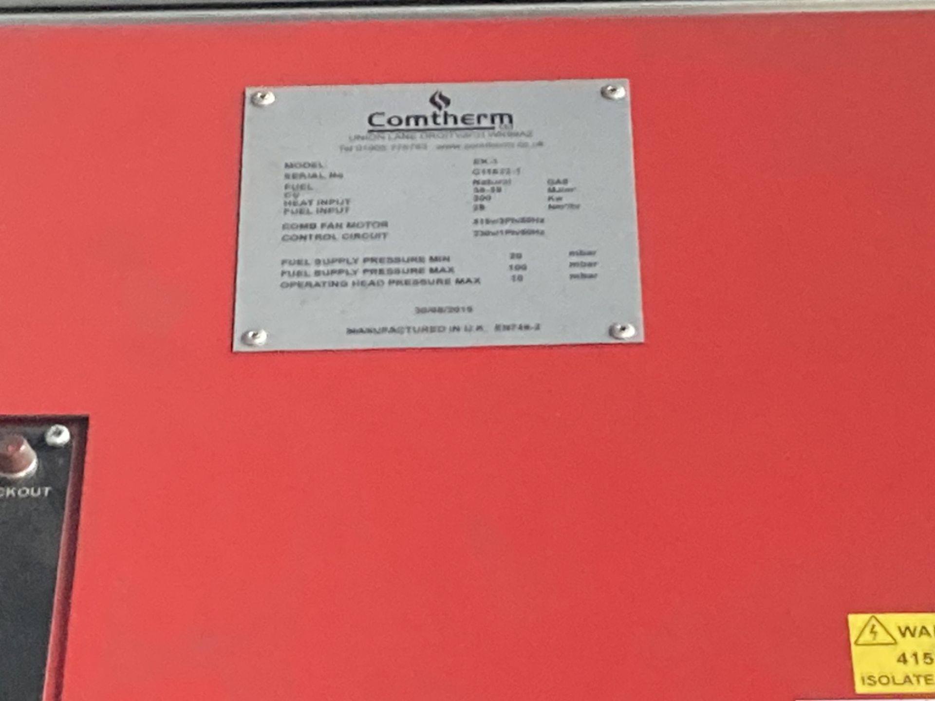 Comtherm LPG Powered Extraction Unit - Image 6 of 7