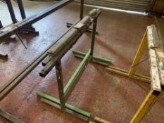 (2)Heavy Duty Steel Trestles