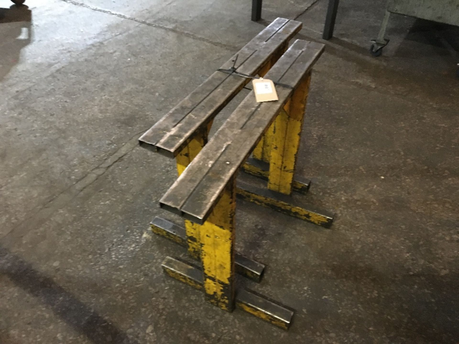 (2) Steel trestles - Image 2 of 2