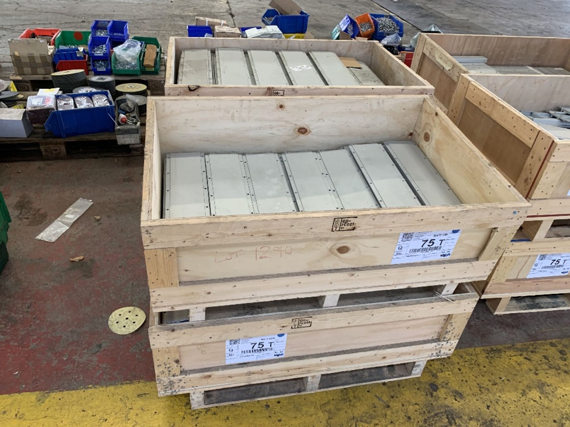 (4) Crates of Steel Sliding Components - Image 3 of 5