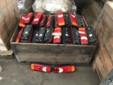 Quantity of approxmately 100 vignal rear lamps