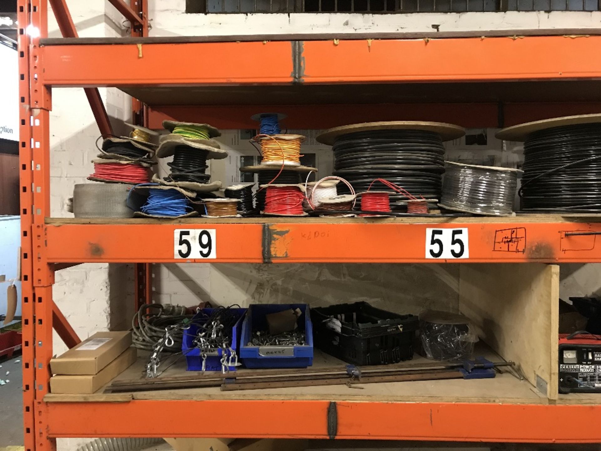 1 Bay of Heavy Duty Racking with contents to include - Image 3 of 7