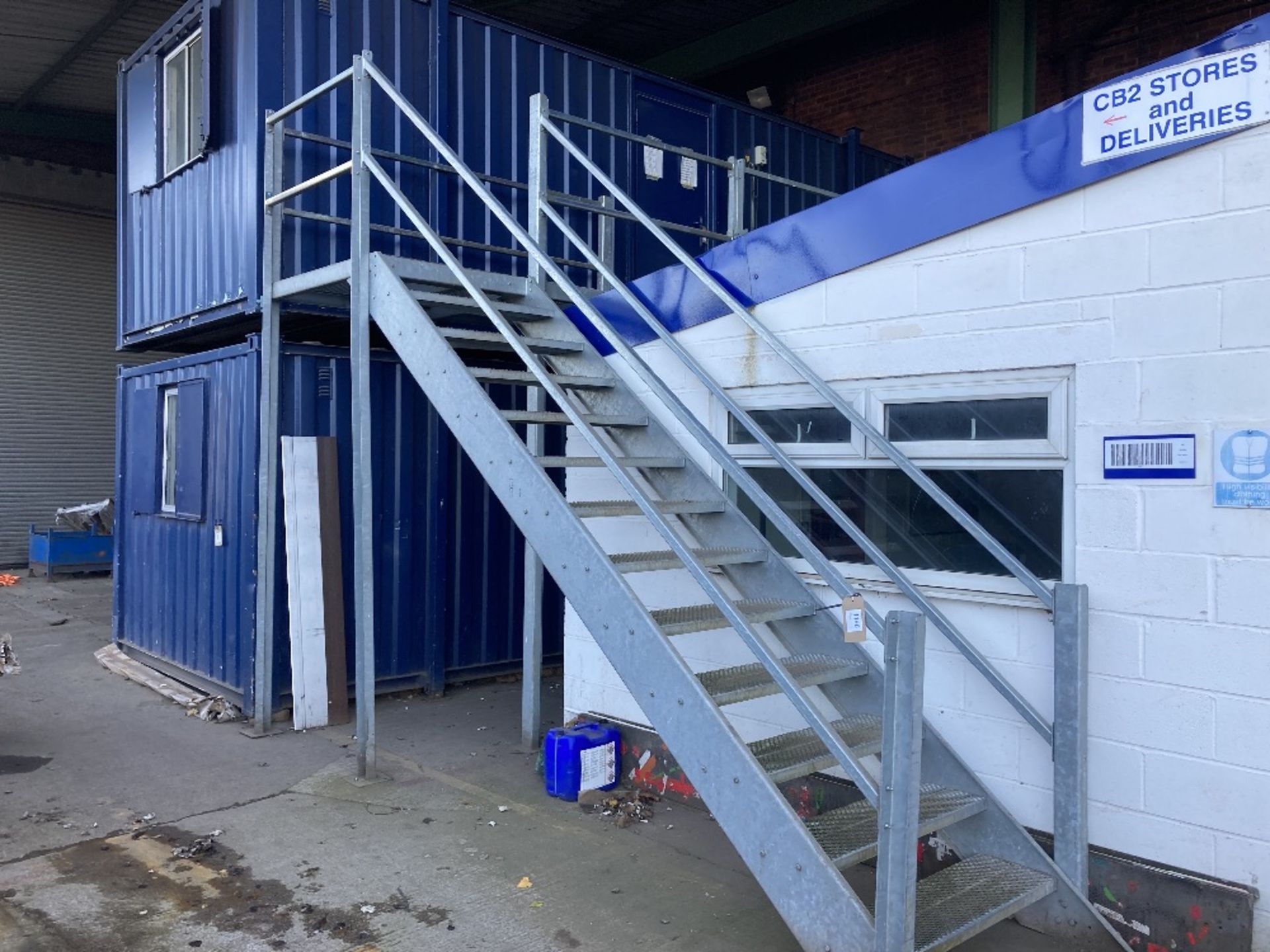 Galvanised Fabricated Staircase and Platform