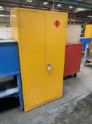 Steel 2 door chemical storage cabinet