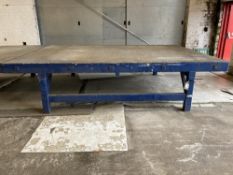 Steel framed heavy duty profile table