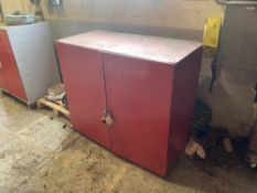 Steel 2-door storage cabinet