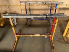 (2) Steel Trestles 1360mm (w) x 830mm (h)