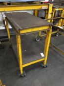 Mobile steel framed trolley