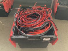 Box of cooper battery wiring with connector box