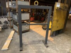 Bespoke steel A-frame lifting attachement