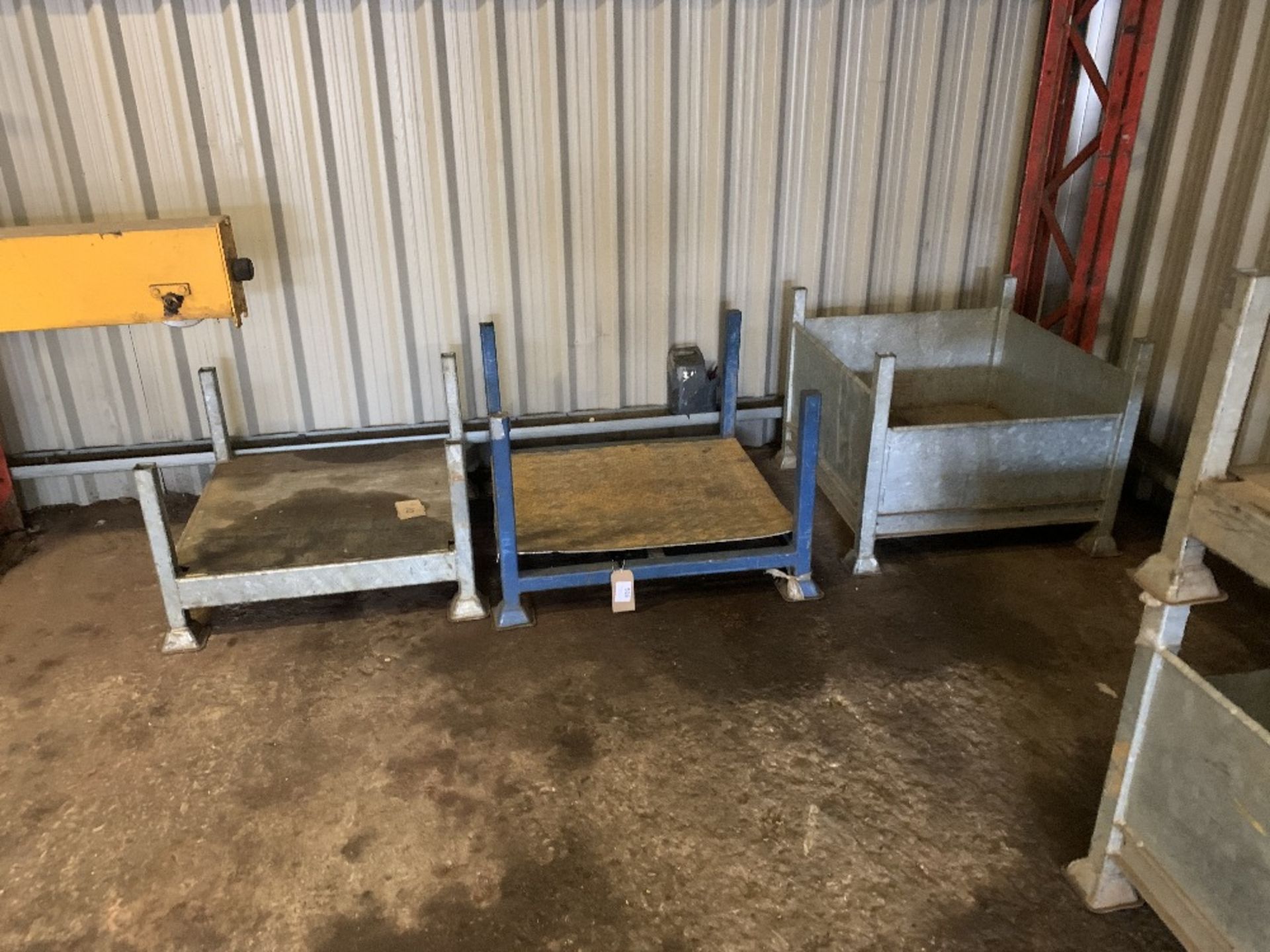 (3) Various Size Steel stillages - Image 2 of 2