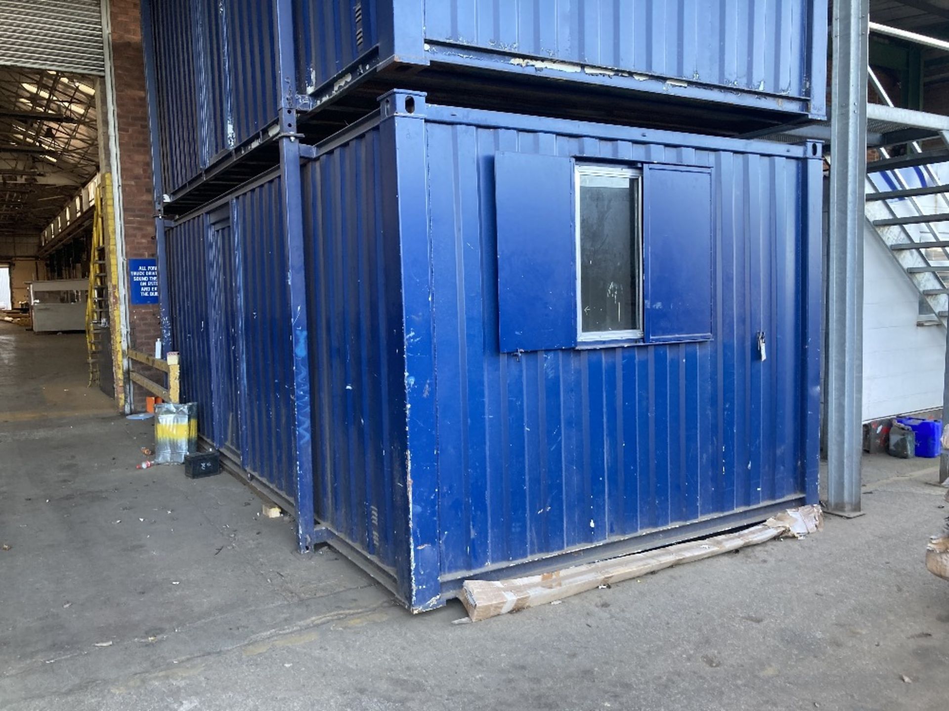 24' Anti-Vandal Jackleg Steel Container Office & Contents - Image 7 of 7