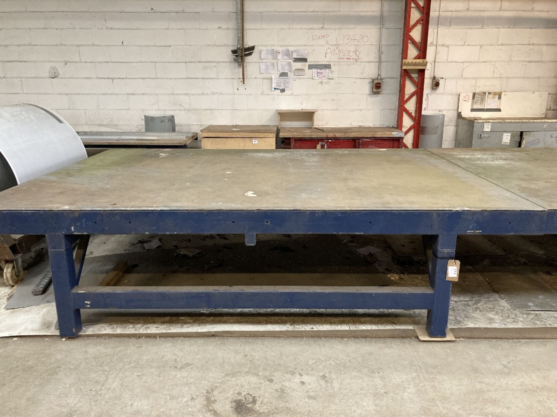 Steel framed heavy duty profile table