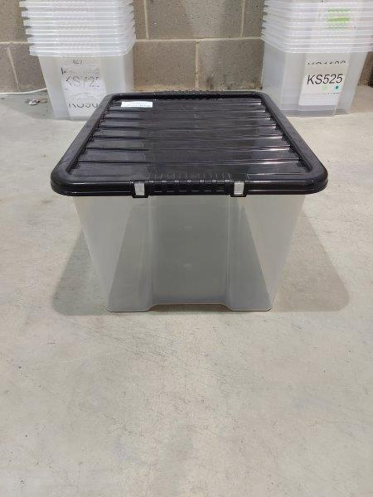 (25) 30L plastic storage containers - Image 2 of 2