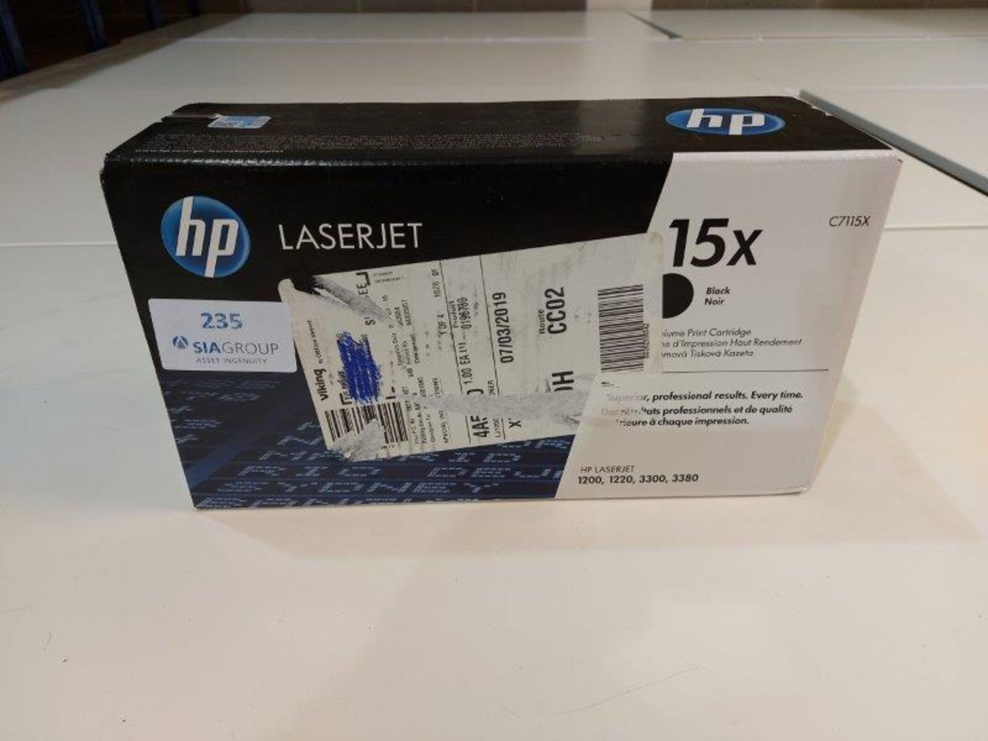 HP Laserjet C7115x black toner cartridge (New in box)