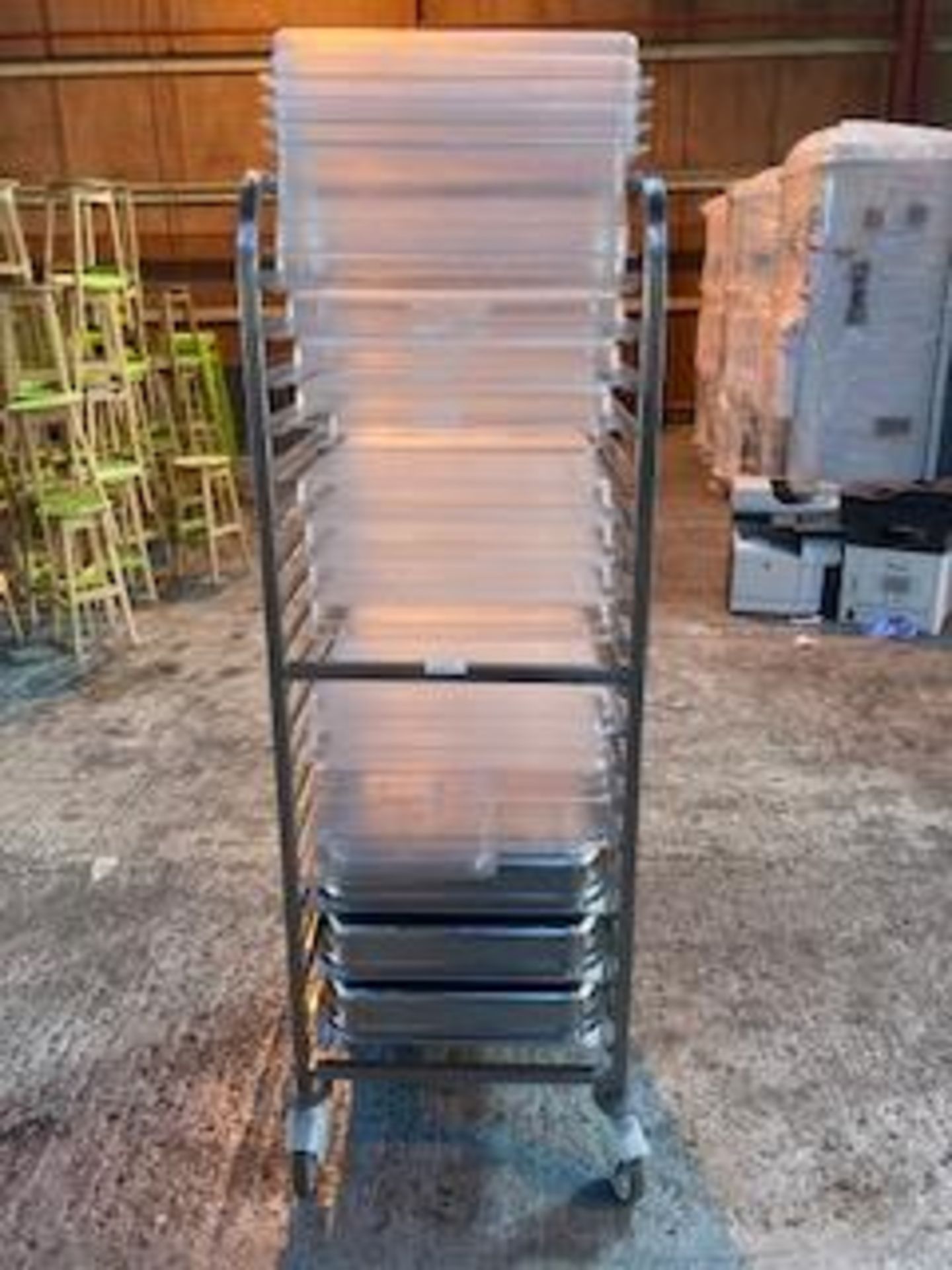 Stainless steel Gastronorm Rack /Tray / Pan Trolley & Trays - Image 3 of 3