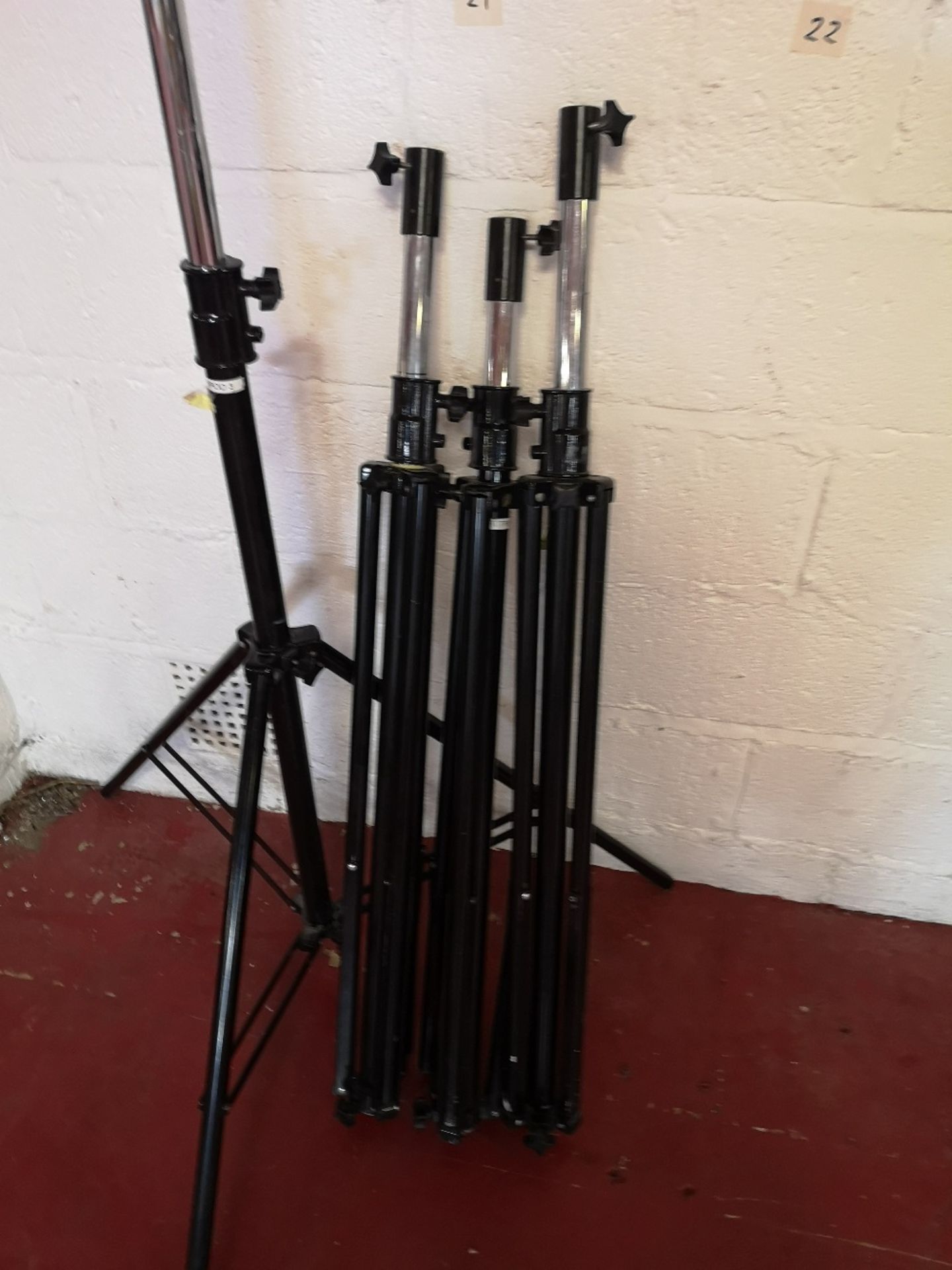 (4) Photography Lighting Tripods - 7.5 ft - Image 2 of 3