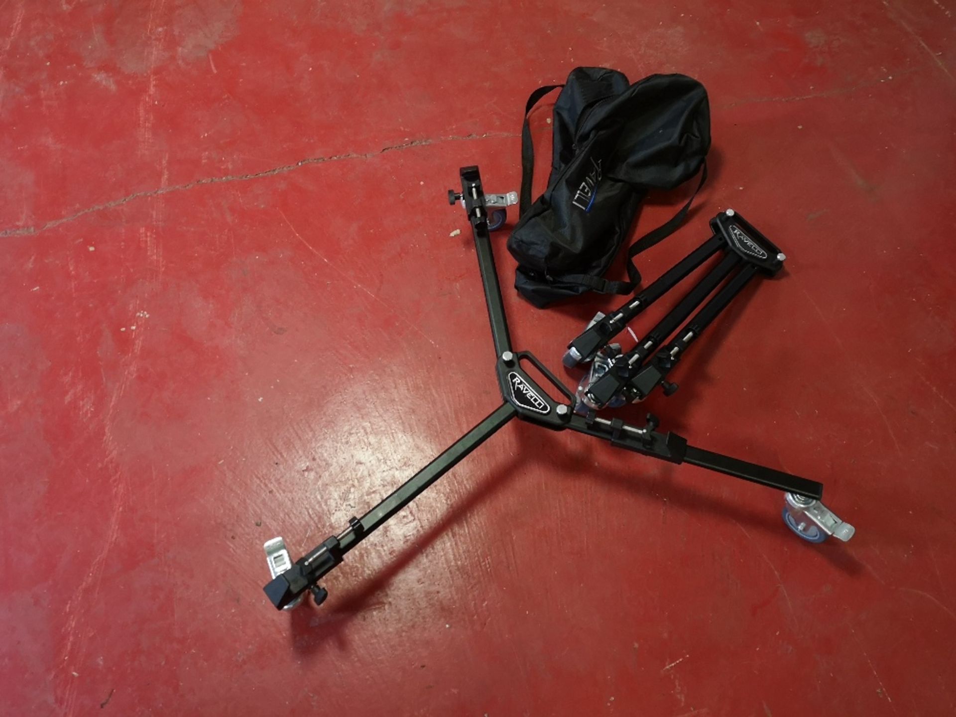 (2) Ravelli ATD Tripod Dolly's for Camera Photo Lighting - Image 2 of 3