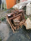 3' Excavator Digging Foot Bucket, 5 ton