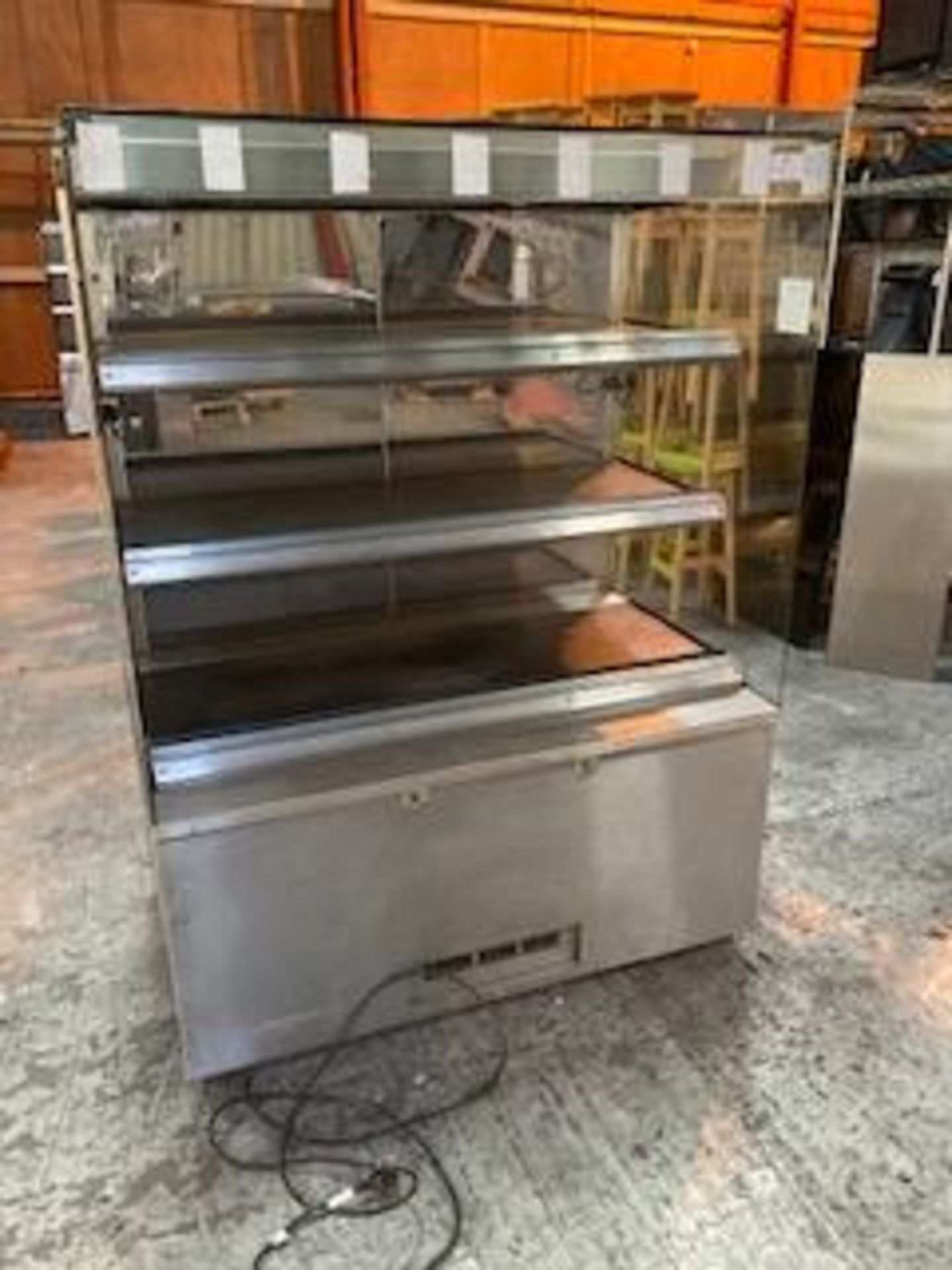 Counterline Three Deck Stainless Steel Heated Display Cabinet - Image 2 of 5