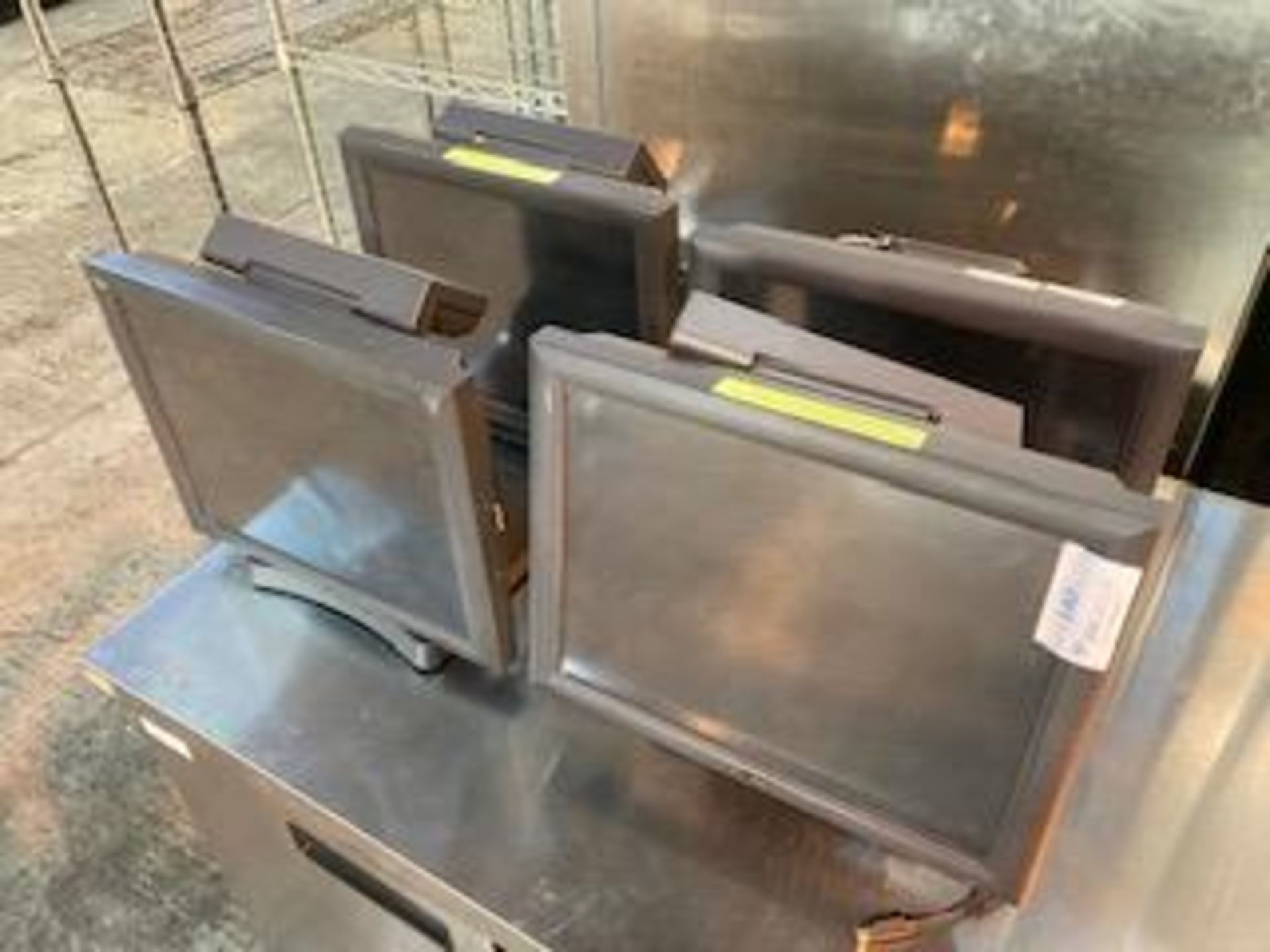 (4) Aures J2 580 Epos Touch Screen Till Systems