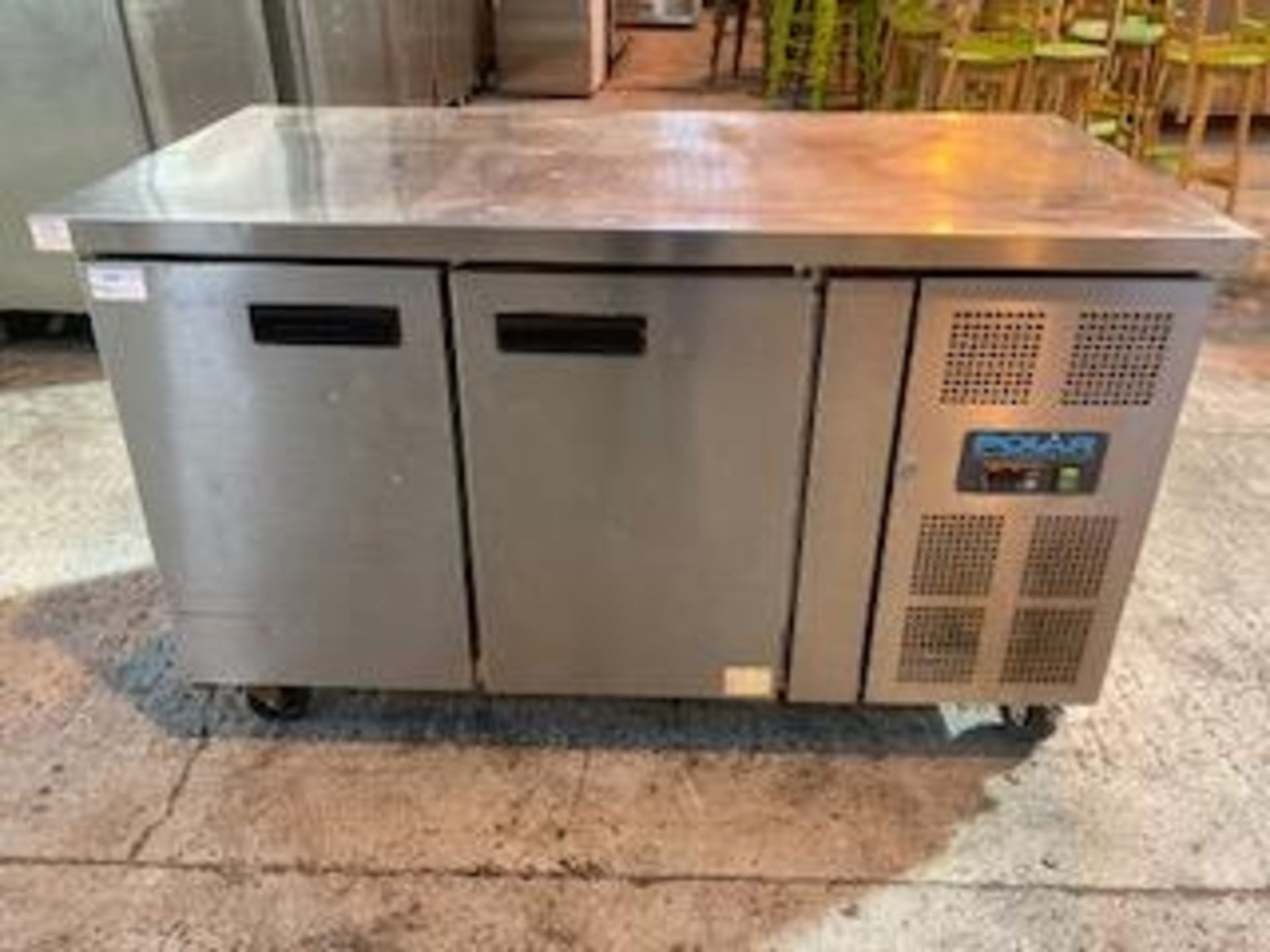 Polar G596 Two Door Stainless Steel 282 Ltr Counter Fridge - Image 2 of 6