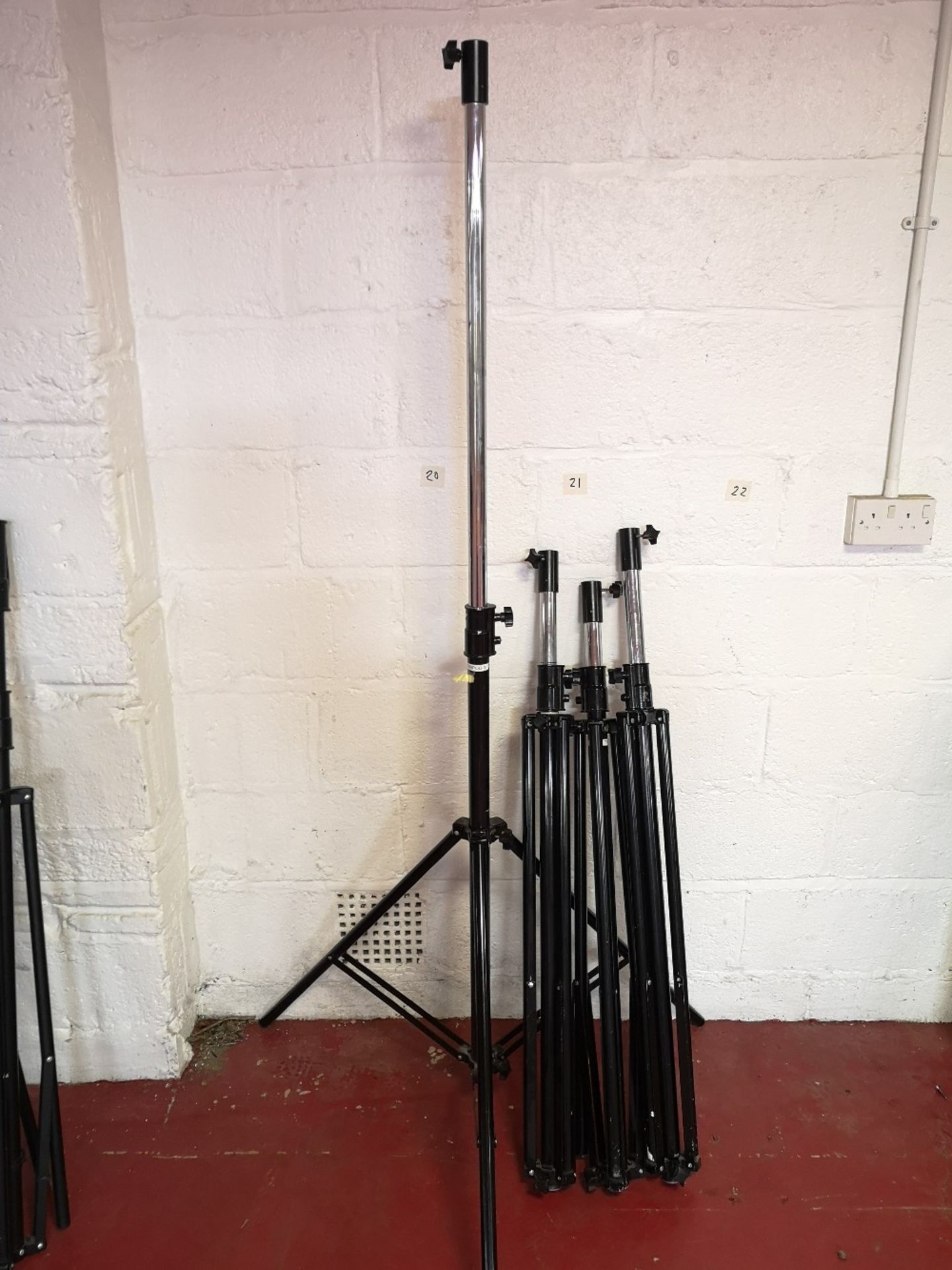 (4) Photography Lighting Tripods - 7.5 ft