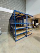 (10) Bays of light duty boltless shelving