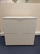 Two drawer filing cabinet