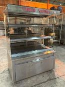 Counterline Three Deck Stainless Steel Heated Display Cabinet