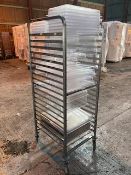 Stainless steel Gastronorm Rack /Tray / Pan Trolley & Trays