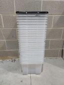 (25) 30L plastic storage containers