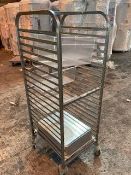 Stainless steel Gastronorm Rack /Tray / Pan Trolley & Trays