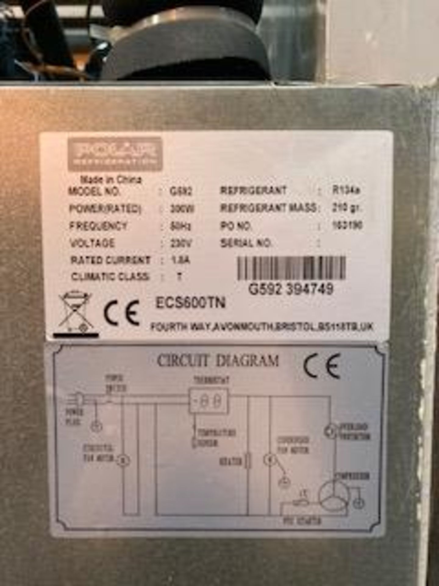 Polar G592 Single Door Upright Stainless Steel 600 Ltr Fridge - Image 6 of 6