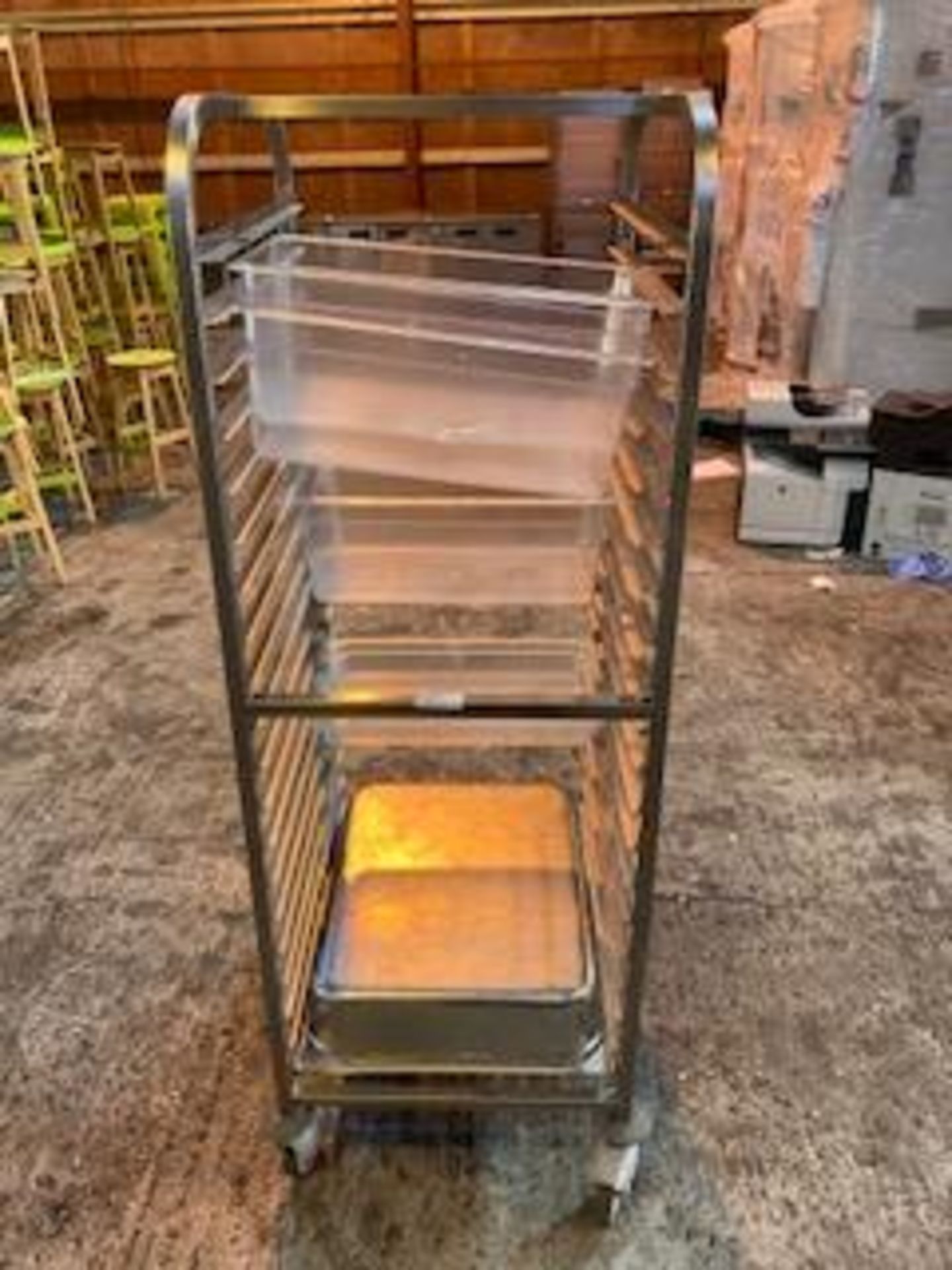 Stainless steel Gastronorm Rack /Tray / Pan Trolley & Trays - Image 3 of 3