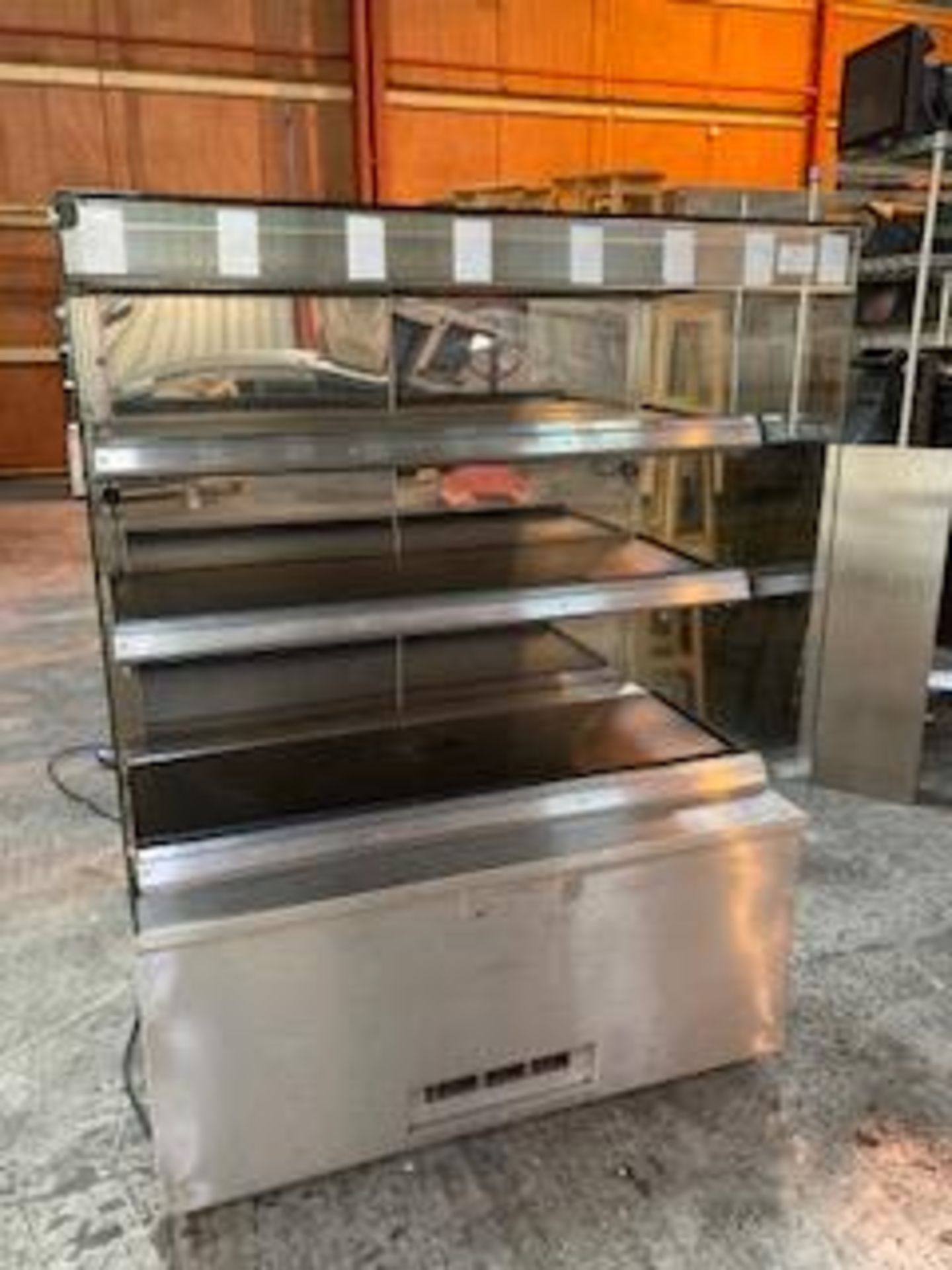 Counterline Three Deck Stainless Steel Heated Display Cabinet - Image 2 of 5