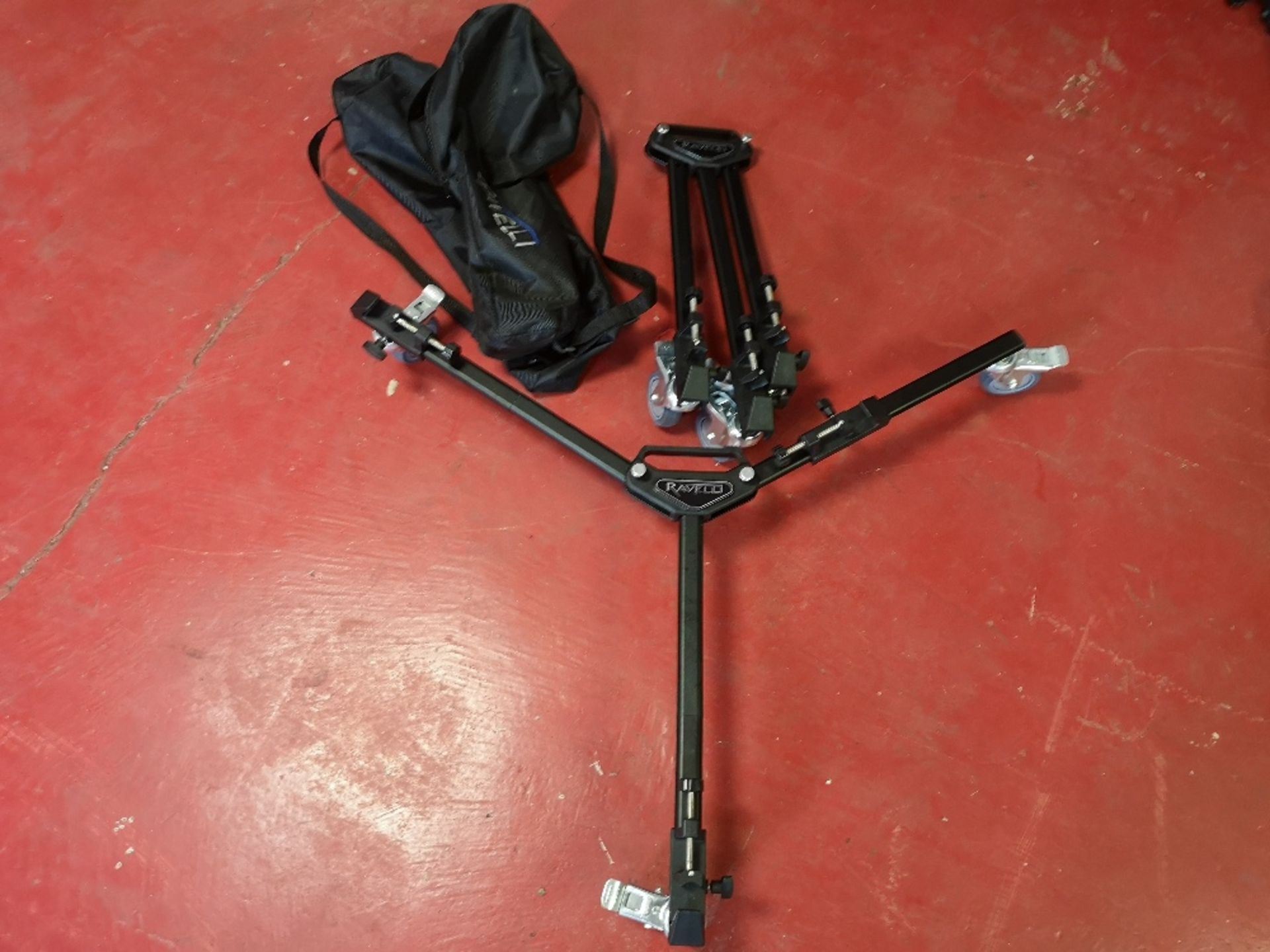 (2) Ravelli ATD Tripod Dolly's for Camera Photo Lighting