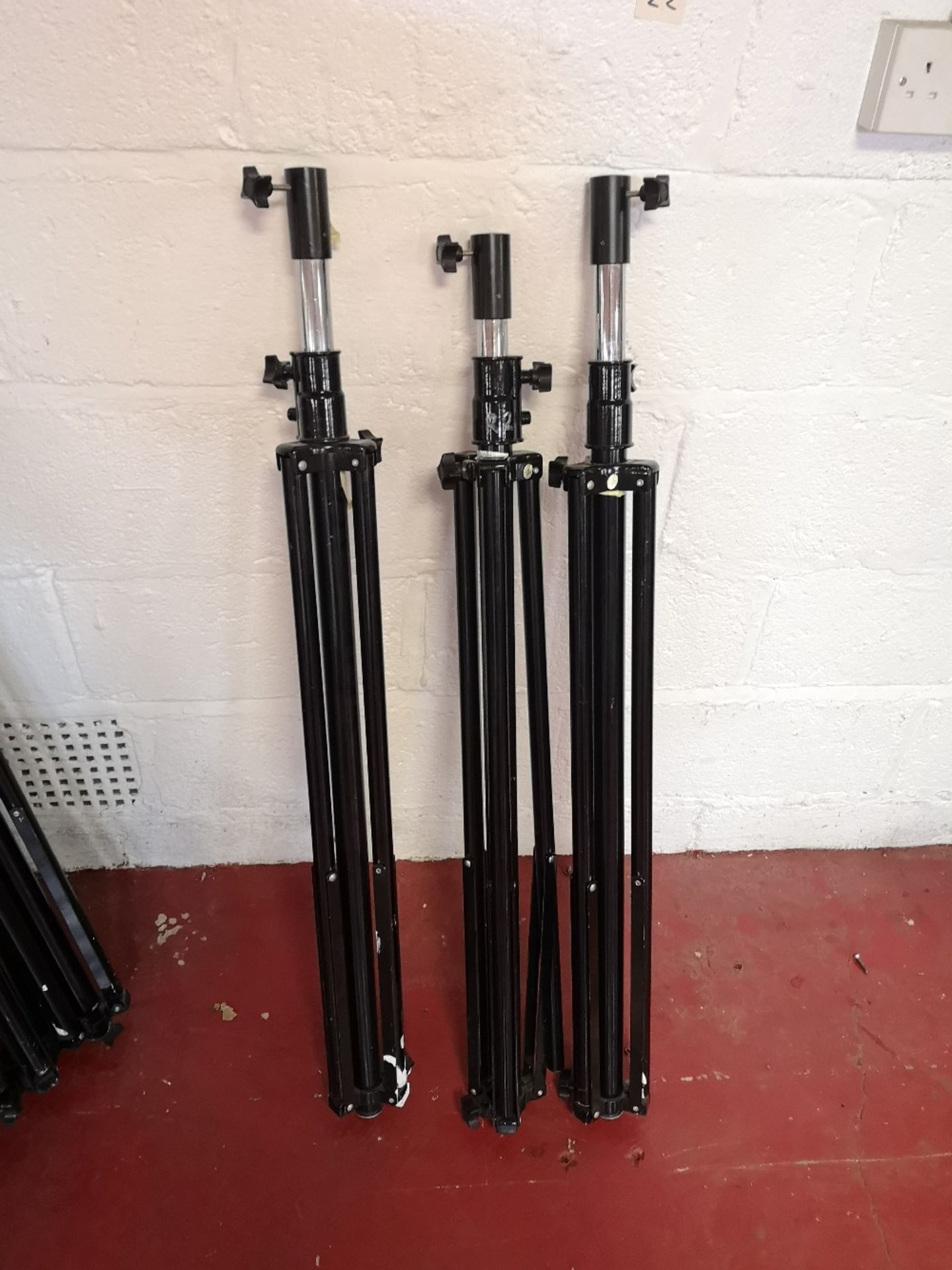 (3) Photography Lighting Tripods - 7.5 ft