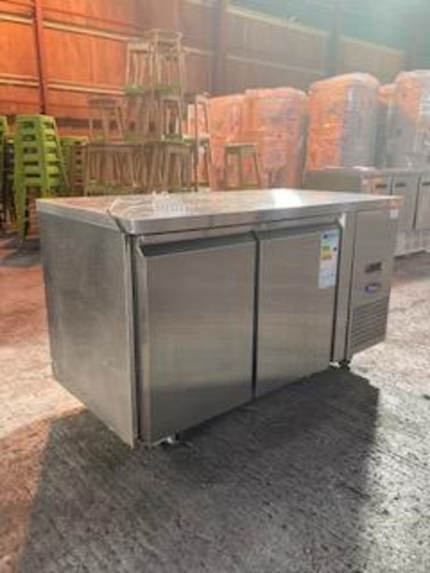 Atosa EPF3422 Two Door Stainless Steel 271 Ltr Counter Fridge - Image 4 of 5