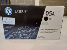 HP Laserjet CE505A black toner cartridge (New in box)