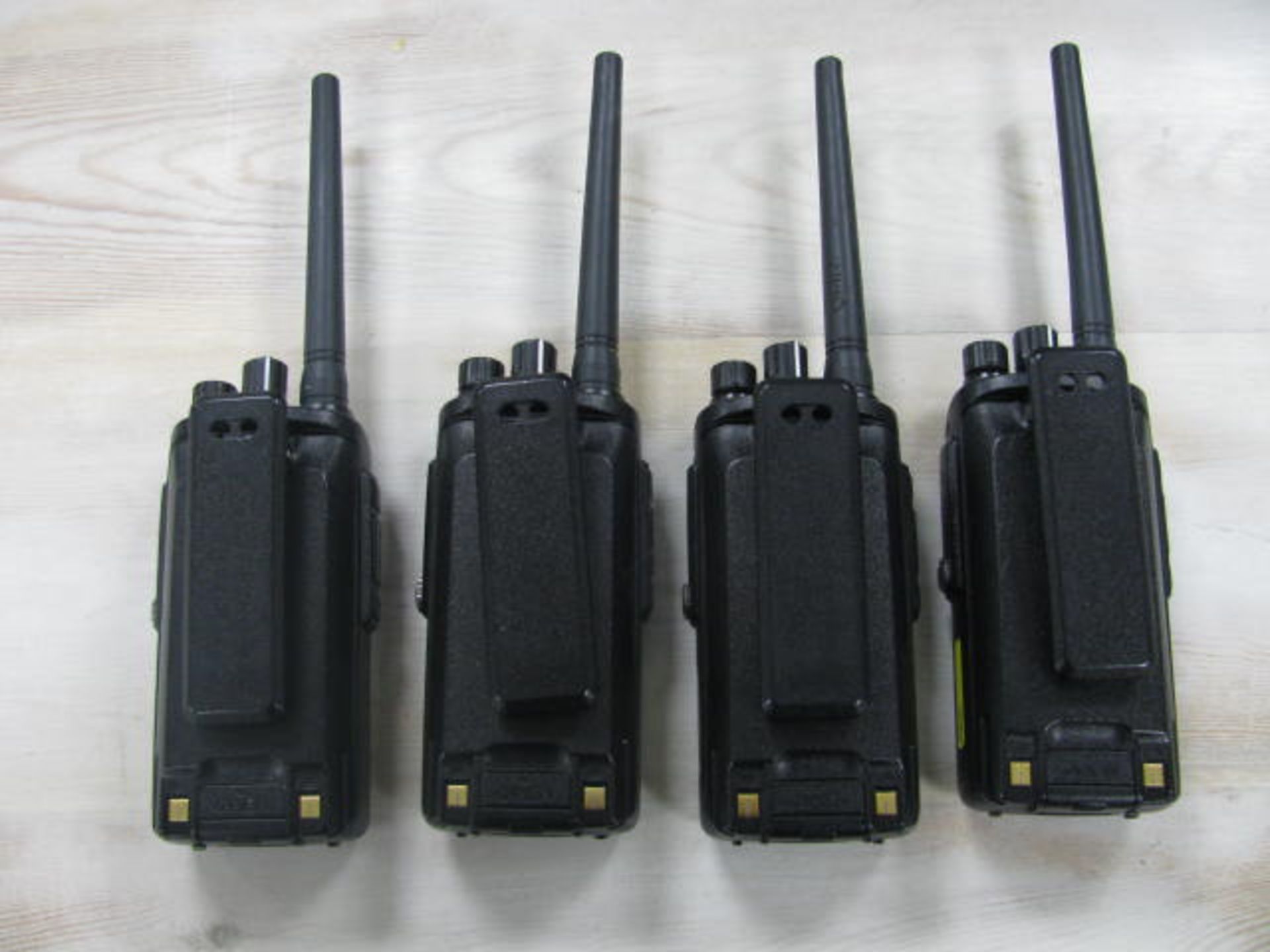 (4) RETC 15 walkie talkie units with chargers - Image 3 of 3
