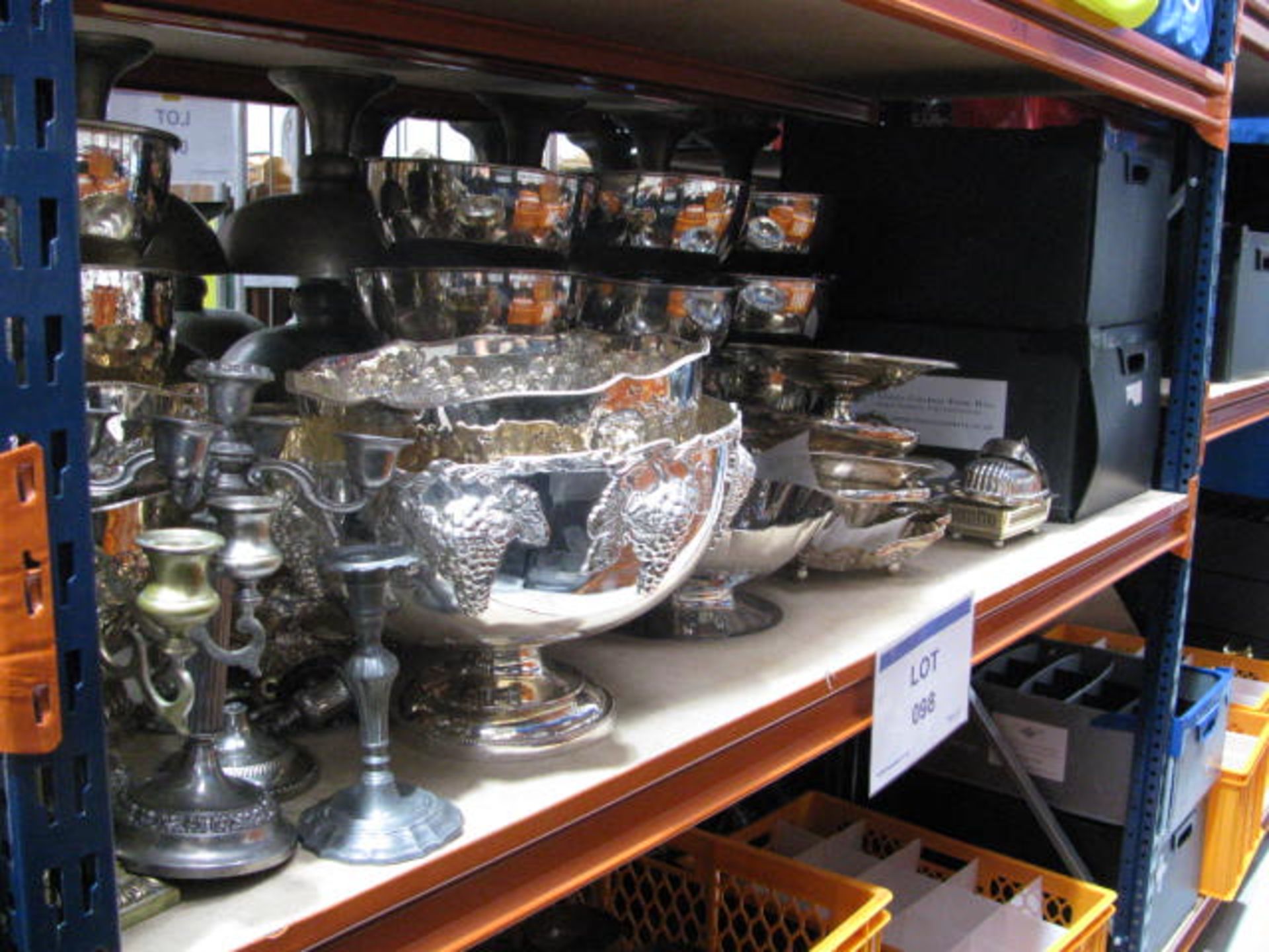 Quantity of various style bowls, candle holders, tea & coffee pots